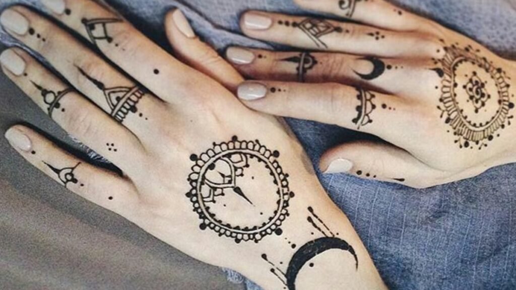 easy mehndi design