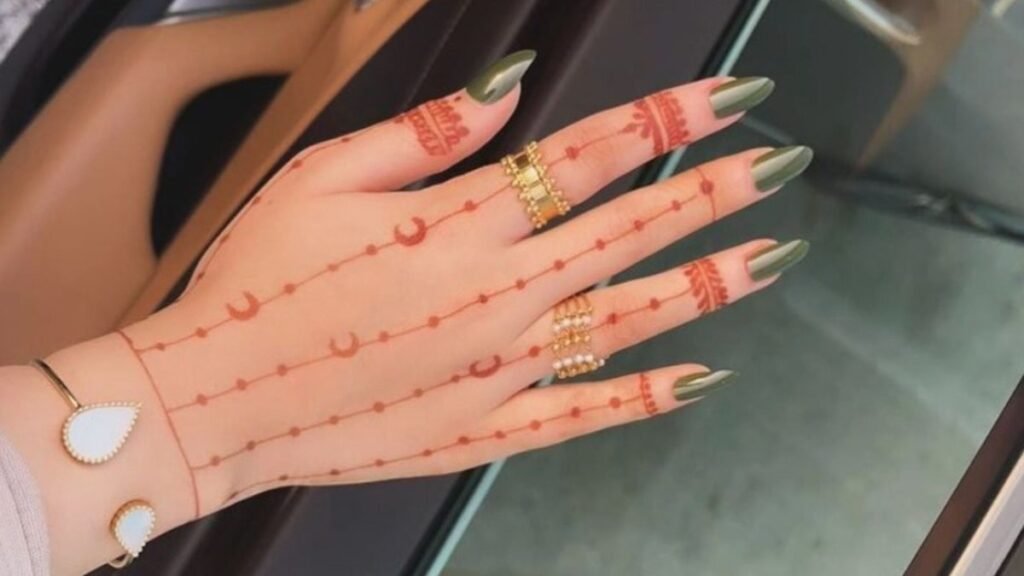 easy mehndi design