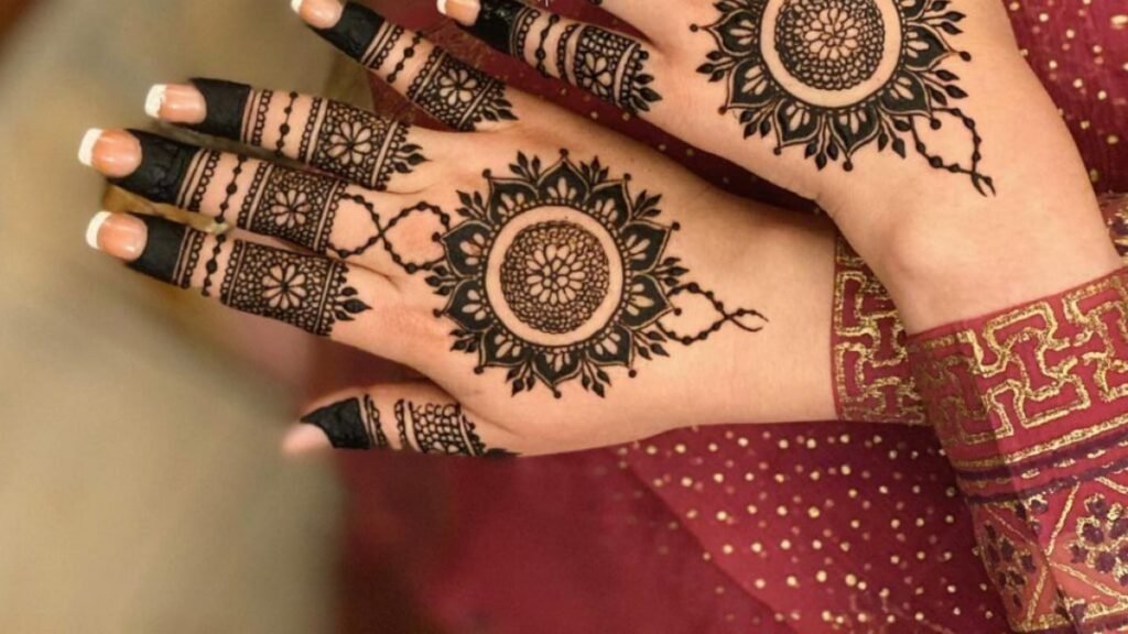 easy mehndi design