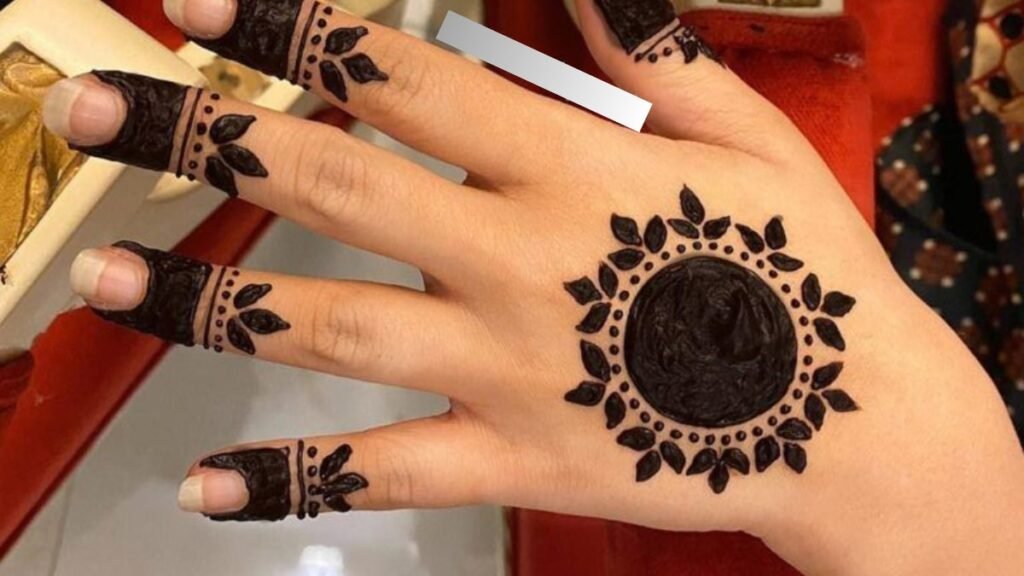easy mehndi design