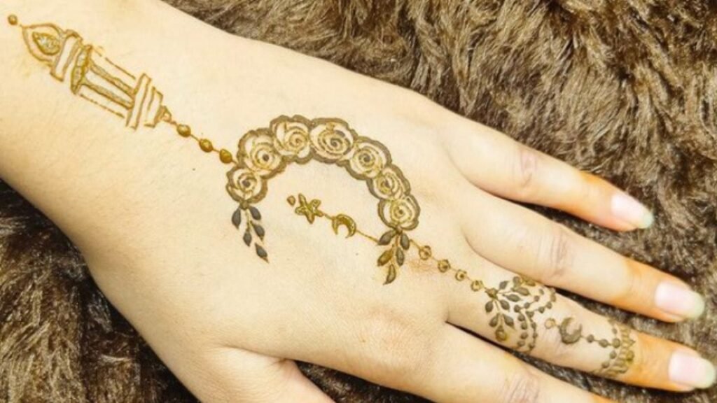 easy mehndi design