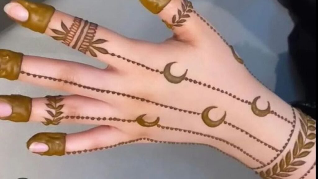 easy mehndi design