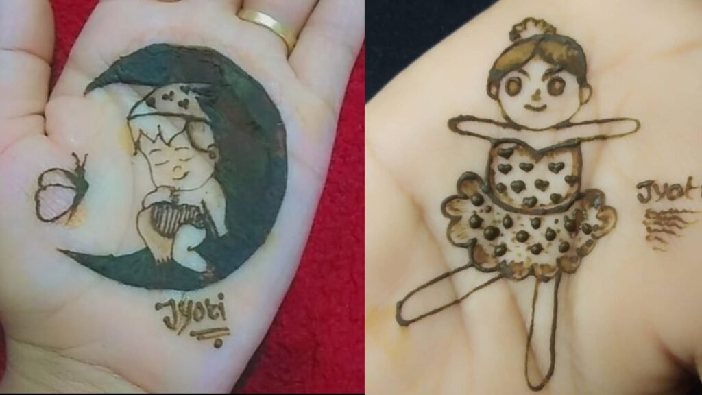 child mehndi design