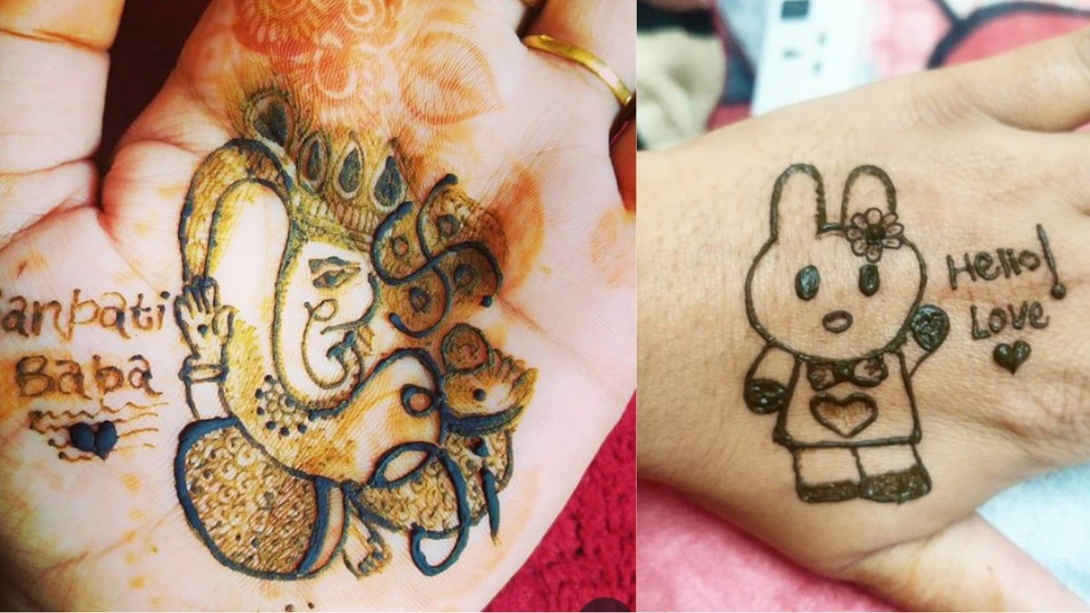 child mehndi design
