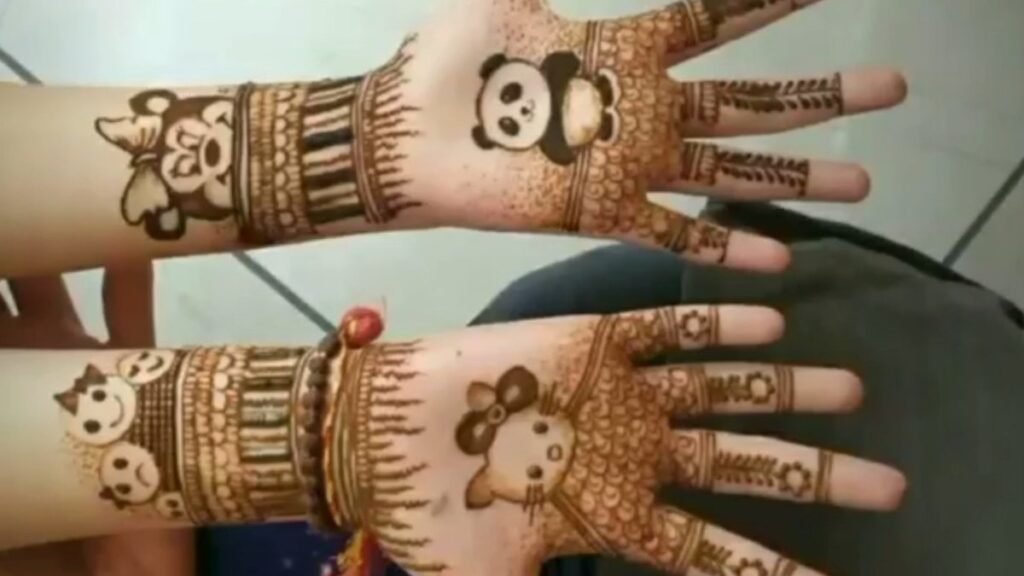 child mehndi design