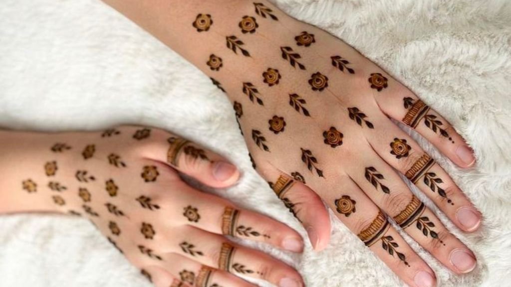 Mehndi Design for Backside Hand