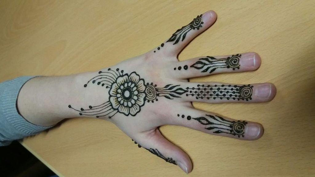 Mehendi Designs on Hand