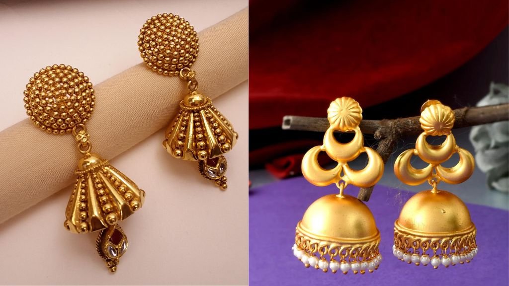 5 Gram Gold Jhumka Designs with Price 2024